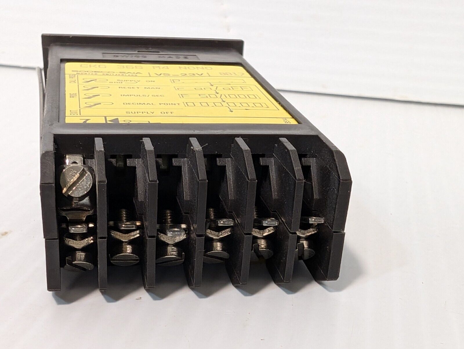 Sodeco-Saia CKG 366 M4 N0N0 Panel Mount Digital Counter, 6 Digit - Free Shipping