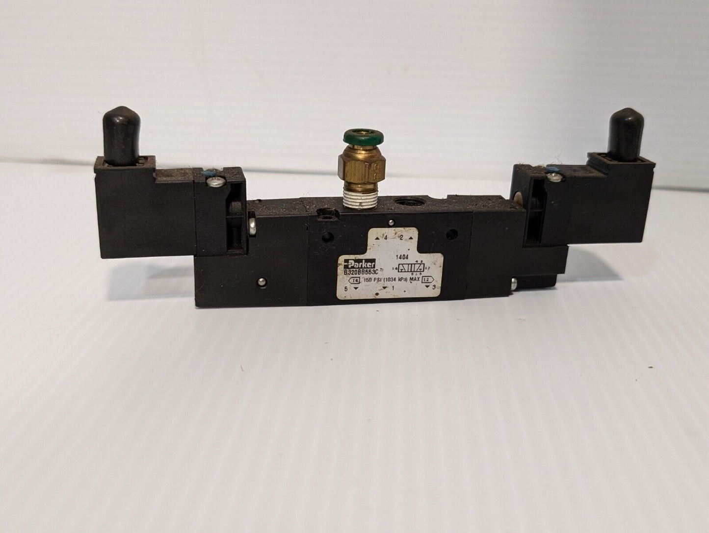 Parker B320BB553C Solenoid Air Control Valve, 150PSI - Free Shipping