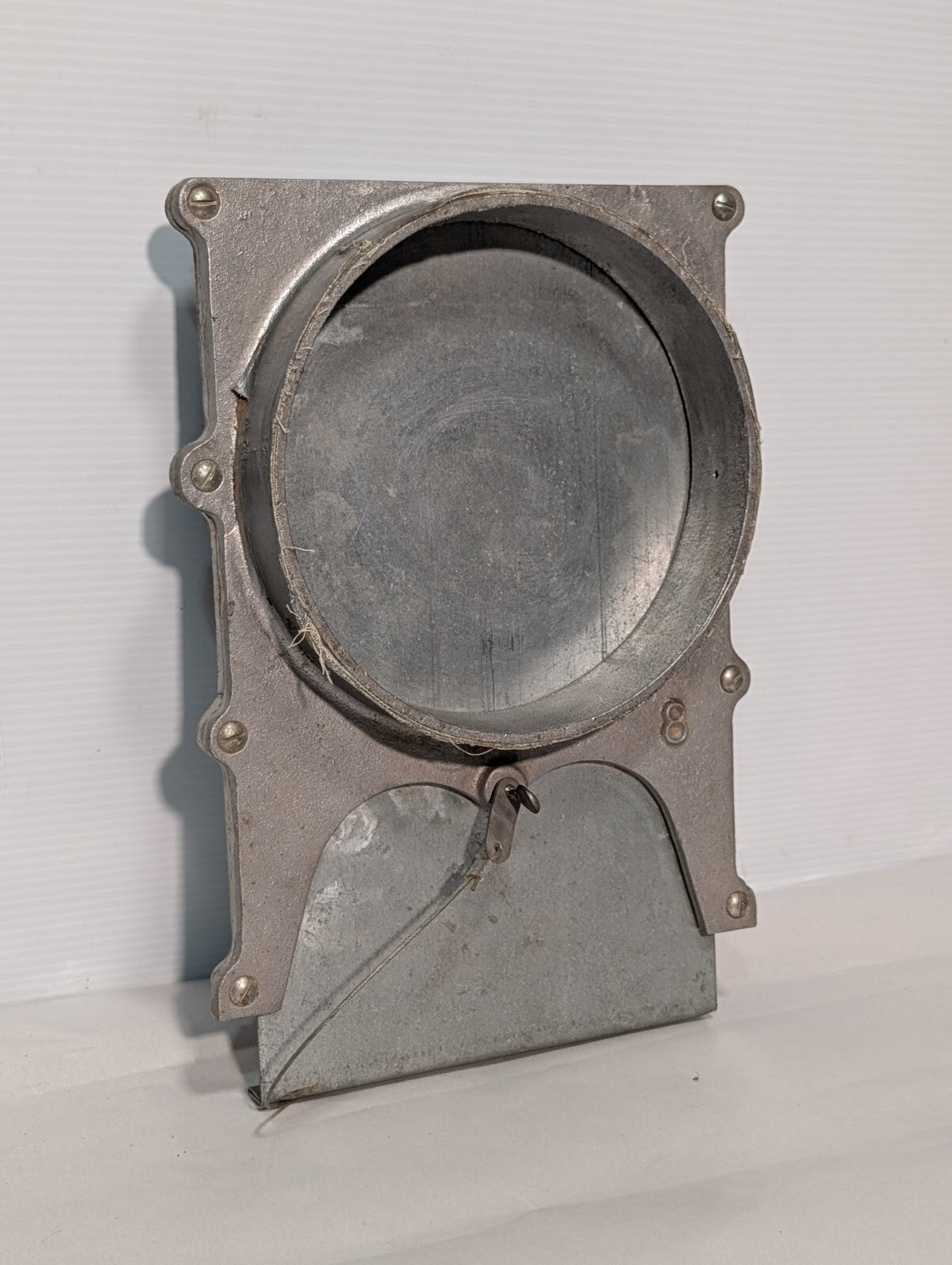 8" Manual Blast Gate - Industrial Grade (Aluminum body / Galvanized blade)