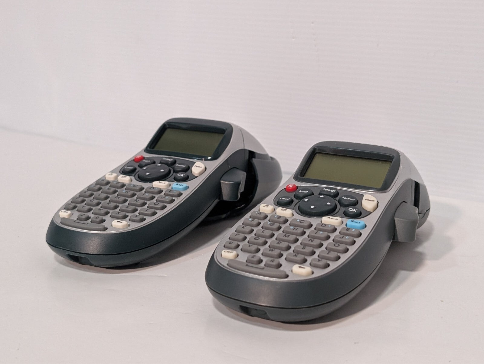 (2) Dymo LetraTag Label Maker, MPN 100H or LT-100H or 19752 UNTESTED, AS-IS