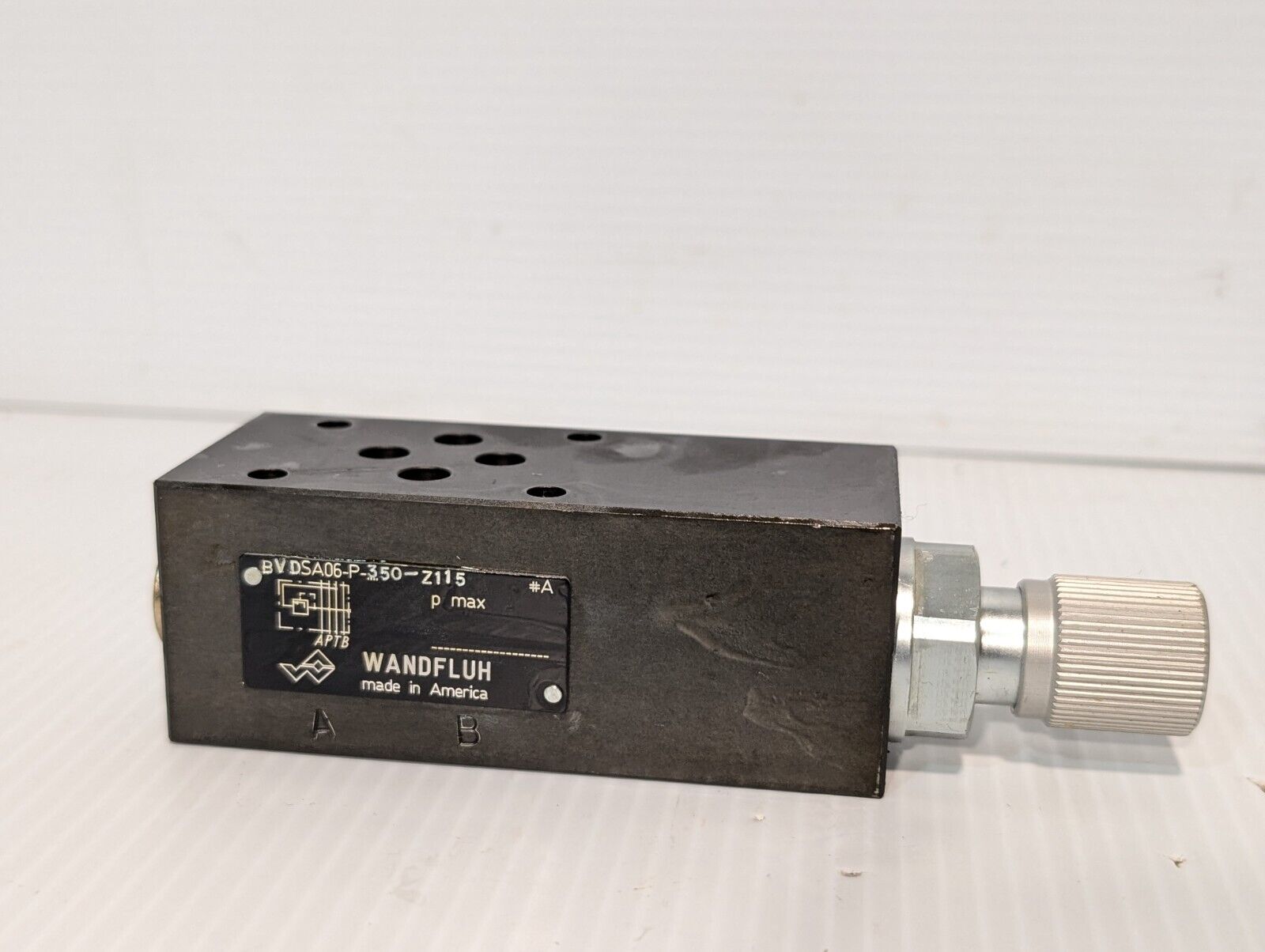 Wandfluh BVDSA06-P-350-Z115 Pressure Relief Valve, 20919097 - Free Shipping