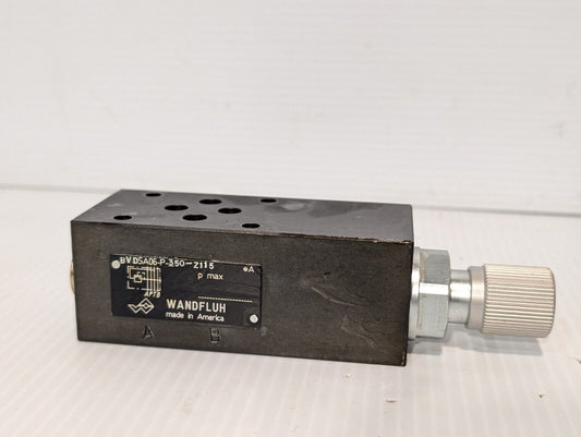 Wandfluh BVDSA06-P-350-Z115 Pressure Relief Valve, 20919097 - Free Shipping