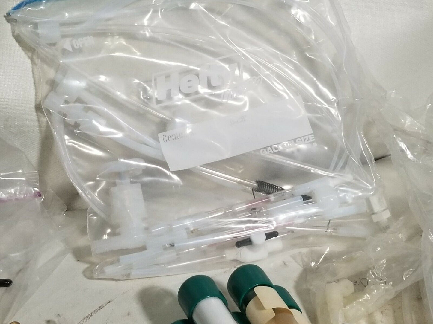 Lot of Oxiclear Disposable Gas Purifier Model DGP-250-R1 and assorted equipment