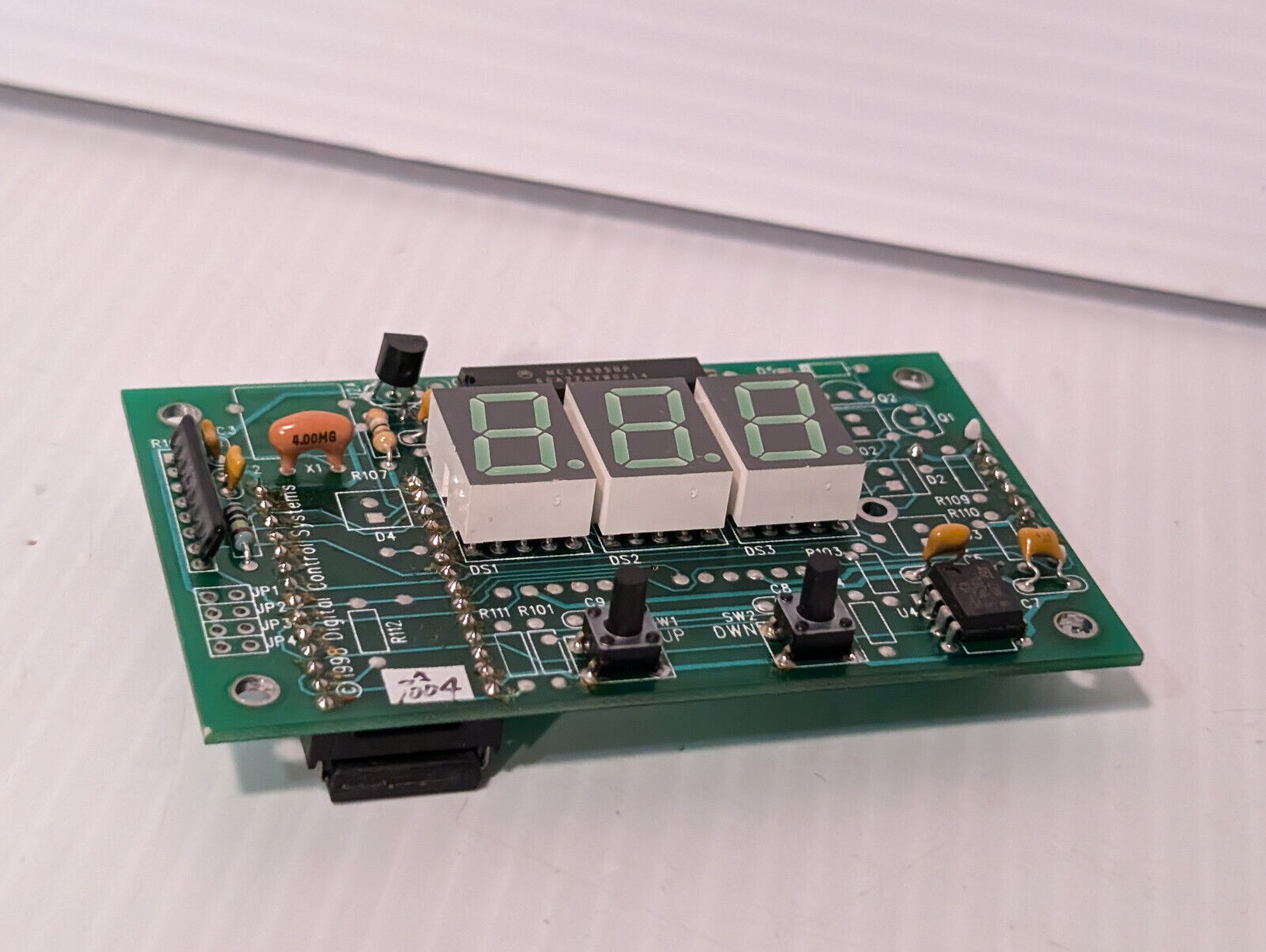 32-0101-10 Oakton Display Board -1998 Digital Control Systems- Numeric LED