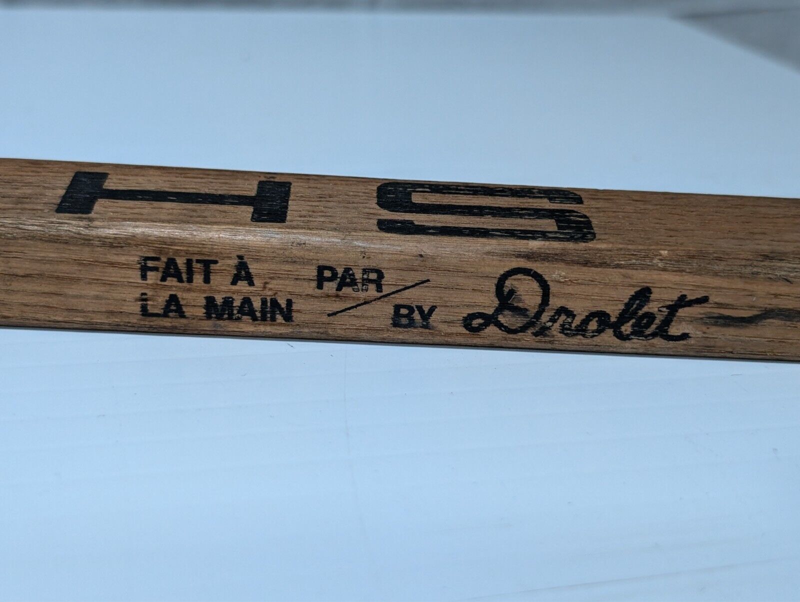 Al Secord Autographed Game Used Sherwood PMP Hockey Stick Hand-Made Drolet