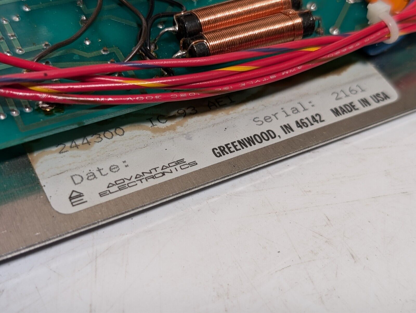 Advantage 244300 IC-93 AEI ICECUBE SC Temperature Control Panel