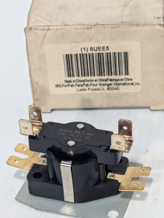6UEE5 Electric Sequencer: 1 Timings, 1 Switches, 24VAC, 10 A @ 120V / 7 A @ 240V