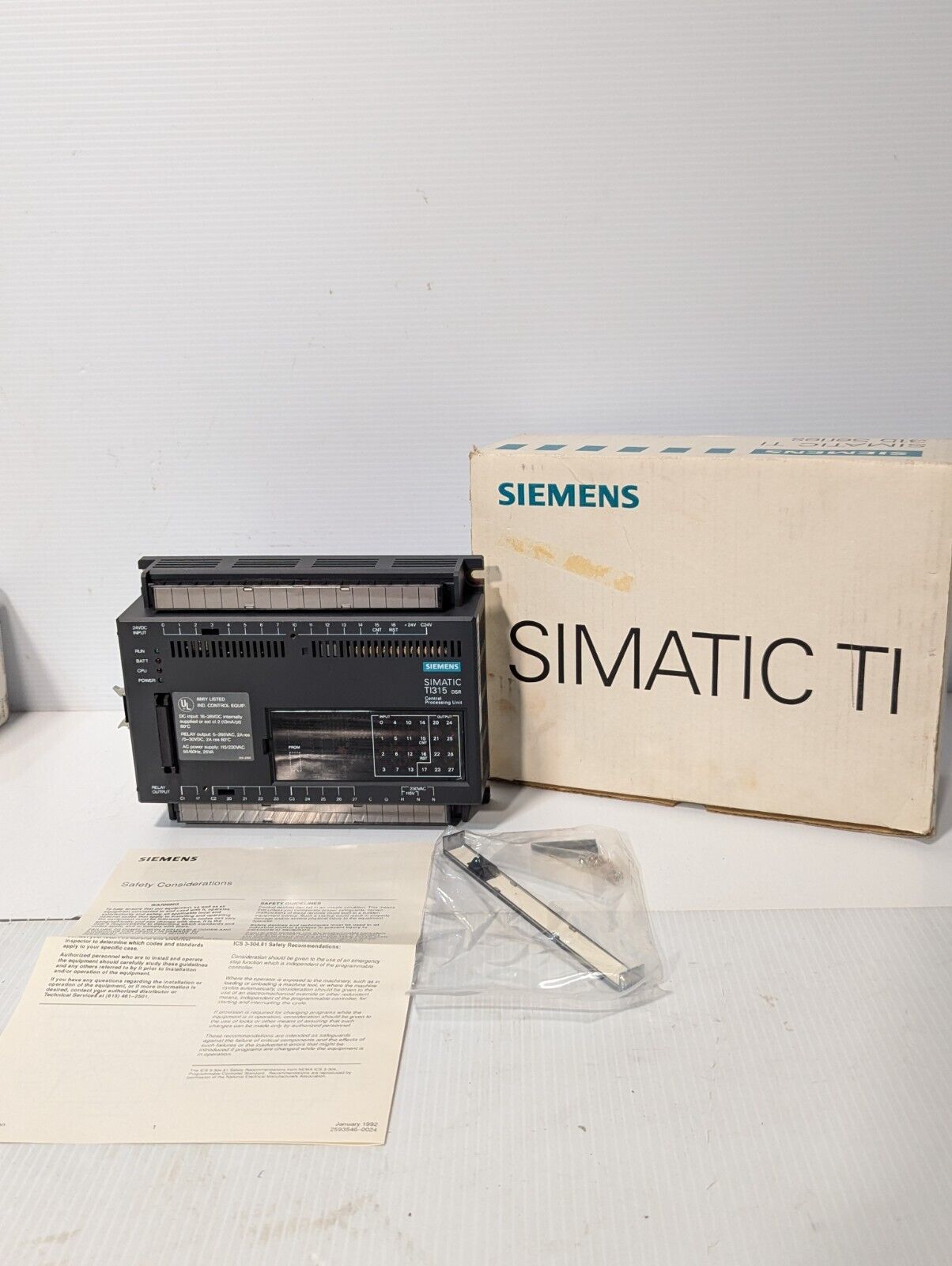 Siemens Simatic TI315 DSR central processing unit, new in box - Free Shipping