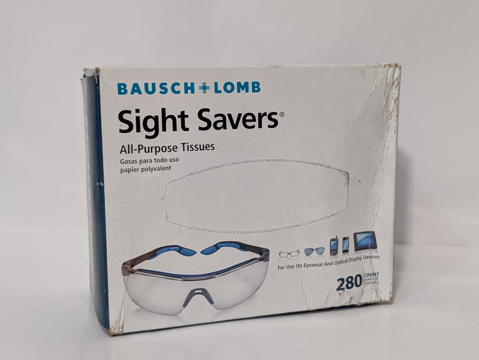 [560] Bausch + Lomb Sight Savers All-Purpose Tissues 2-Packs x 280 Tissues