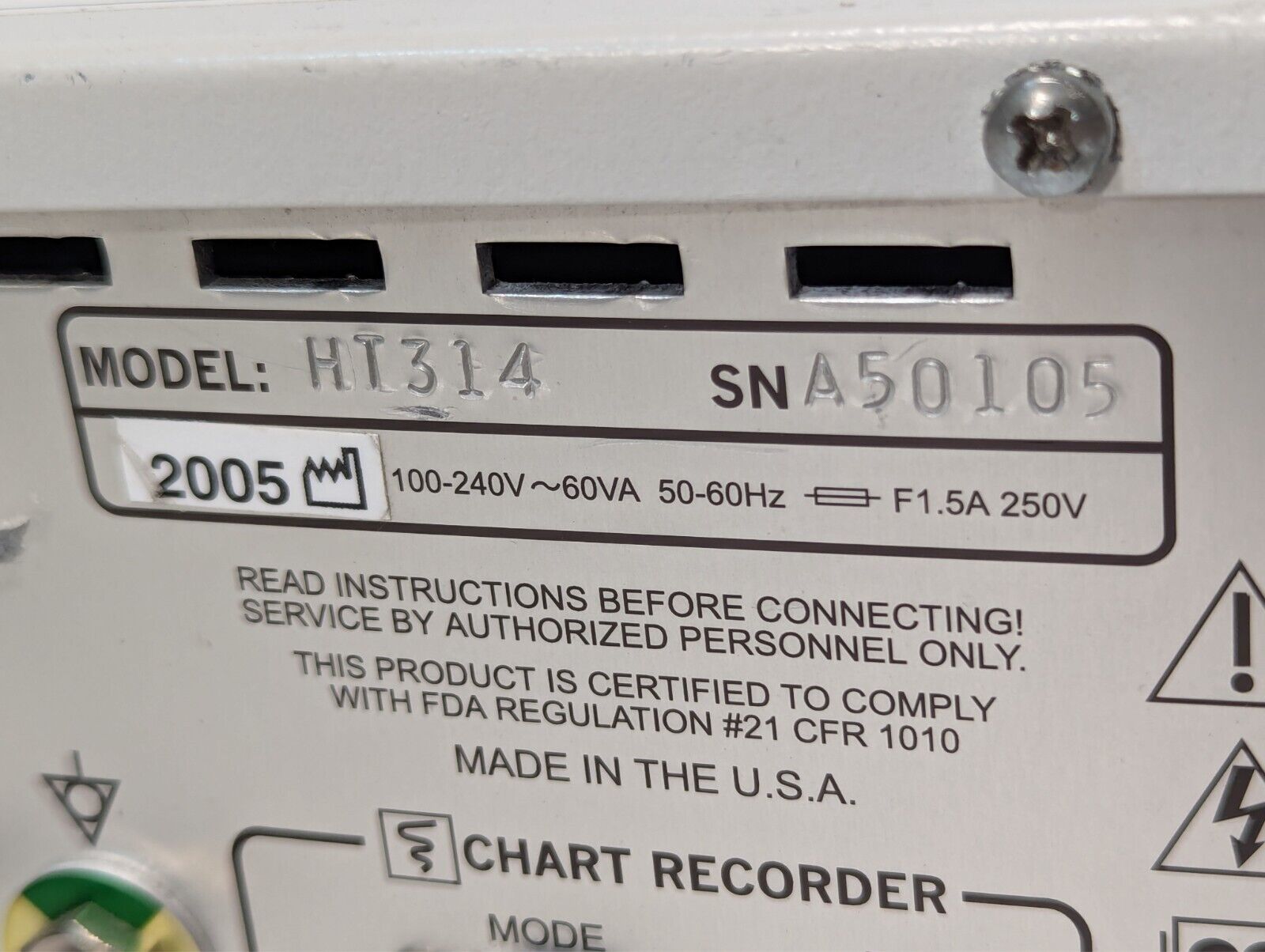 Transonic Systems HT314 Flow-QC Meter, does not power on