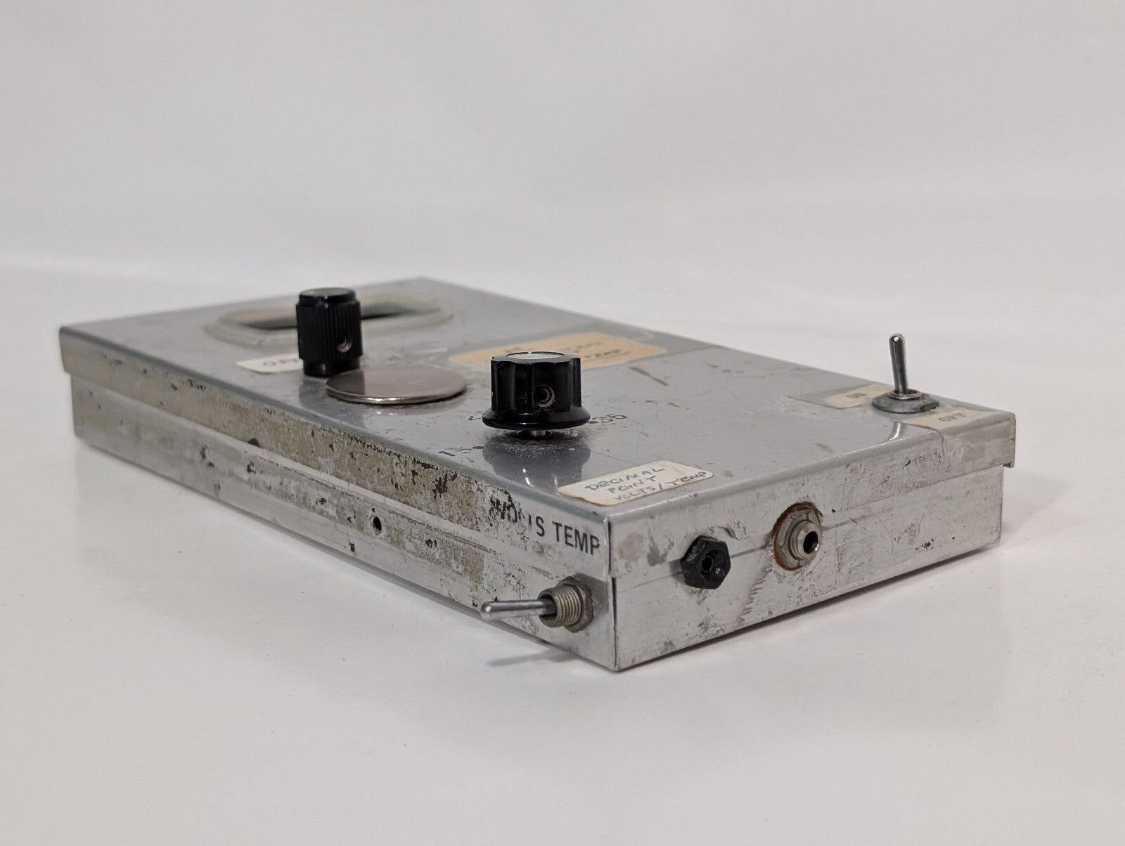 Unidentified Control Panel Box Offset Dial, pH Dip Switches, Volts/ Temp, Toggle