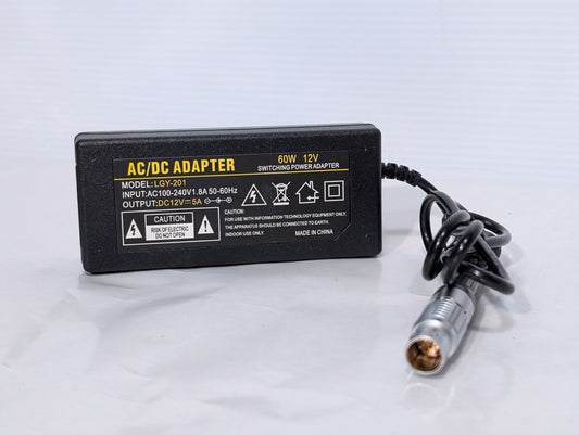 Unbranded LGY-201 Switching Power Adapter, 60W, 12V, AC\DC, 5 Pin Connector