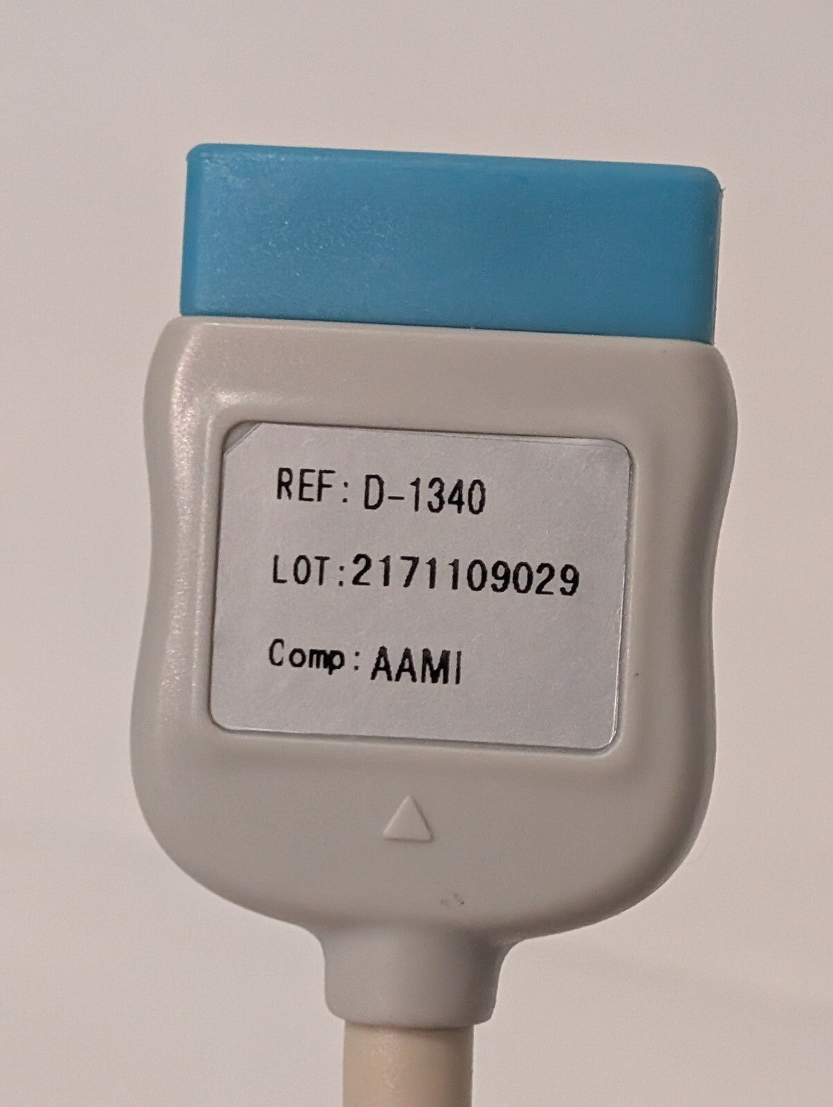 AAMI D-1340 6 Pin to 3 Lead Single (Din) ECG Trunk Cable, Blk, Red, White Leads