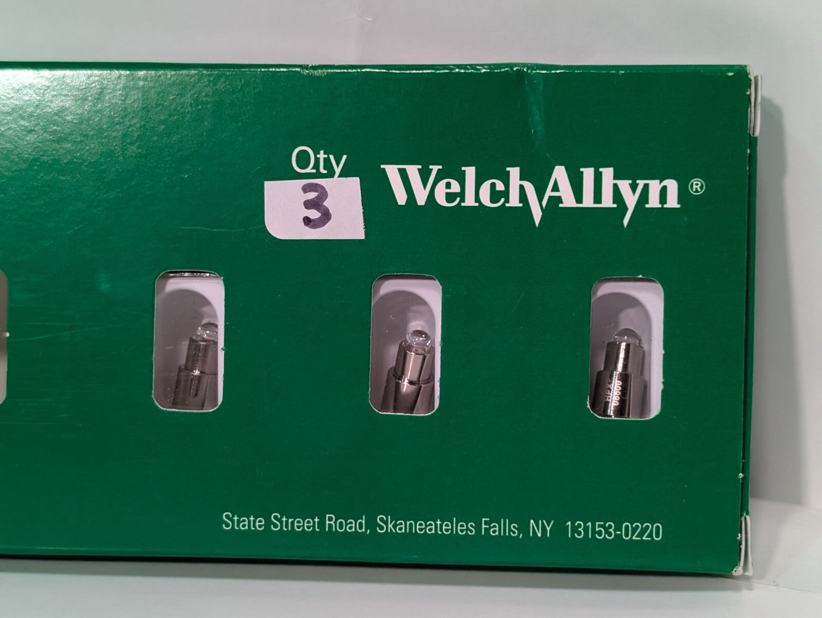 (3) Welch Allyn 06500-U6 Genuine OEM Replacement 3.5v Halogen Lamp for Macroview