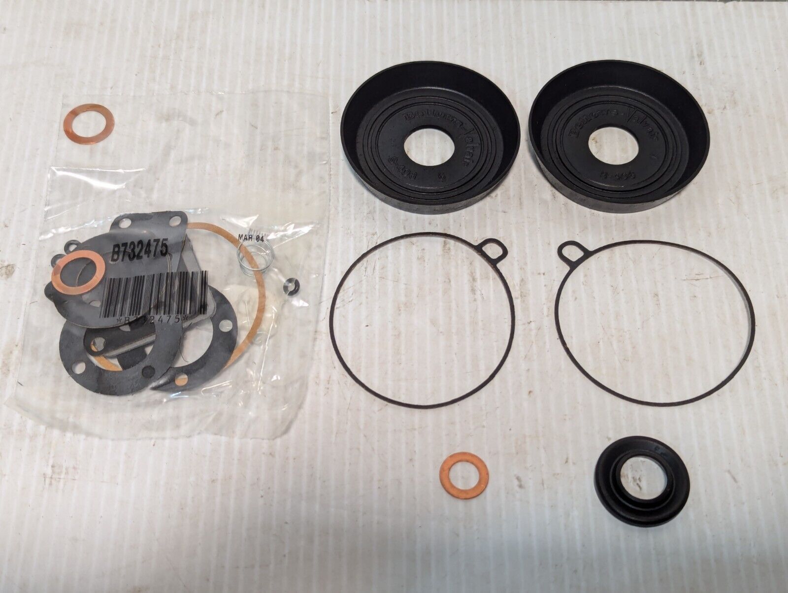 Schrader Bellows B732461 Air Motor Seal Repair Kit - Free Shipping