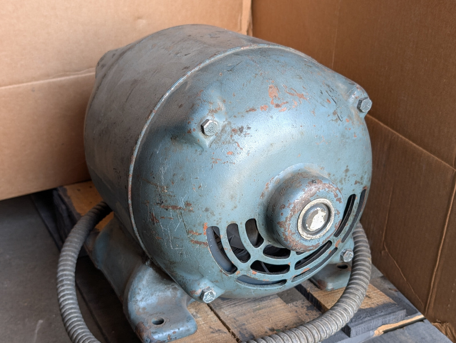 Westinghouse S7Y Type CSP Life-Line Motor 1760RPM, 3PH, 5HP, 254 Frame, 240/480V