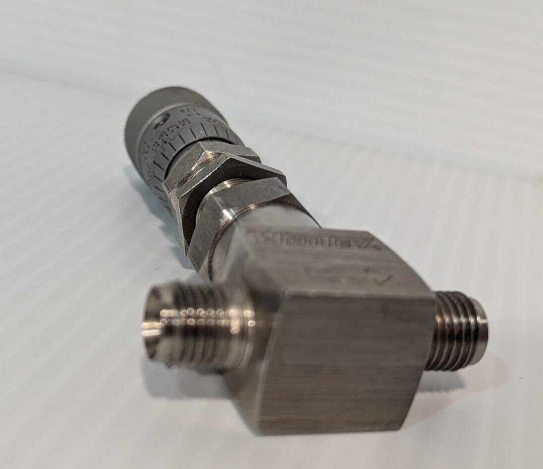 Whitey SS-22RS4 Stainless Steel High Precision Metering Valve, N2 Flow Control