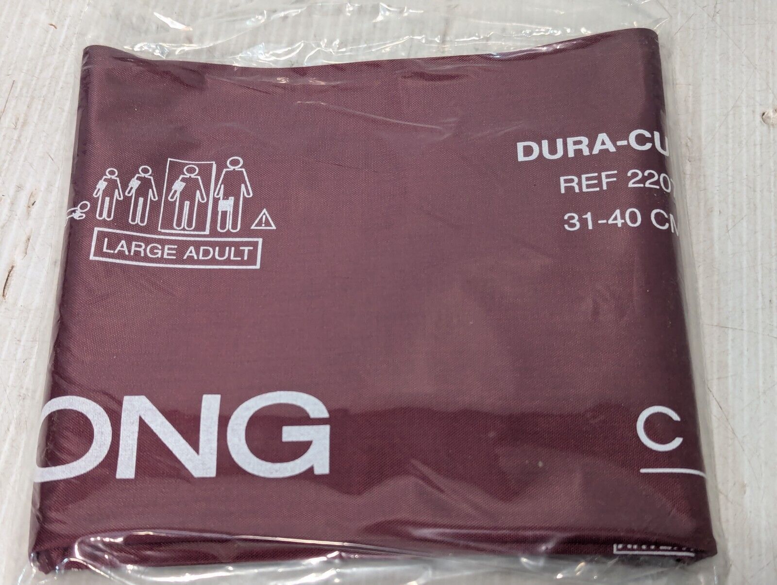 Critikon Dura-Cuf 2207 Blood Pressure Cuff Adult Long 31-40 cm - Free Shipping