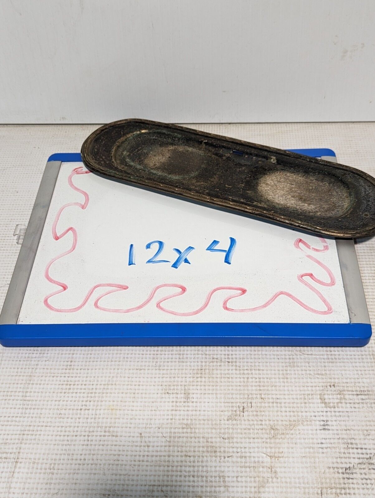 Two Vintage Metal Serving Trays - Individual Styles - Free Shipping