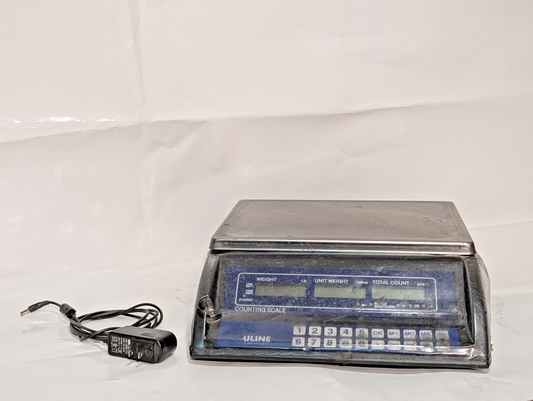 Uline JCE-30K Counting Scale, Plug, 60lbx0.002lb, Working