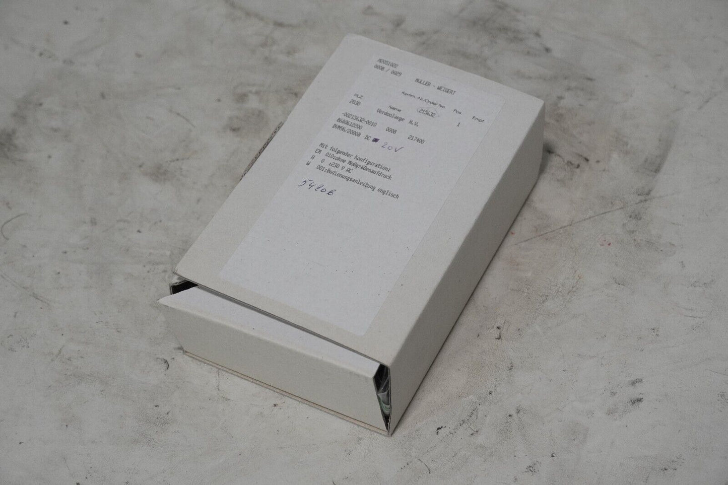 Gossen, Muller & Weigert GMW DVM96/2000B digital panel meter, four digits