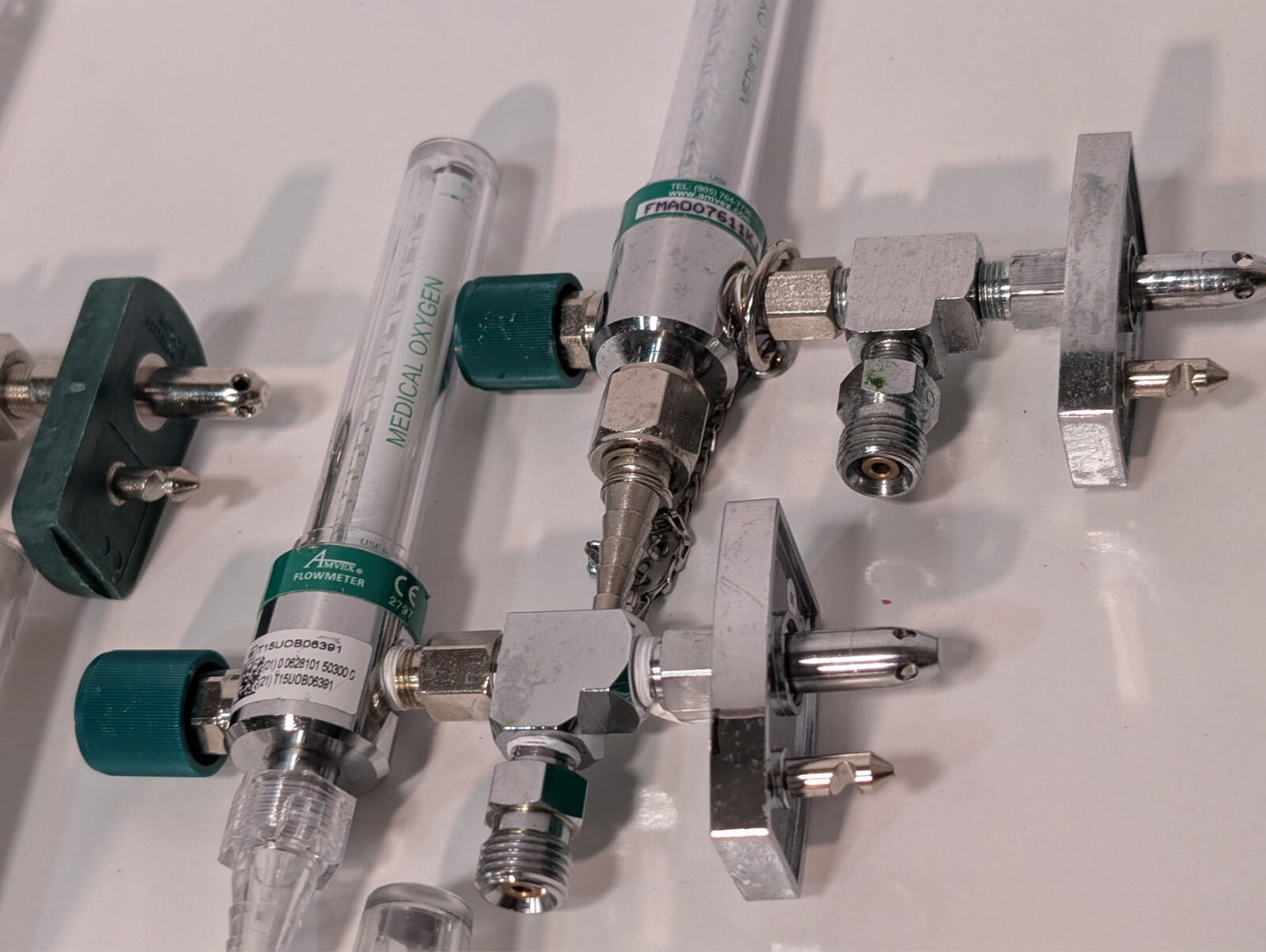 (53) Amvex and Precision Medical 1MFA Oxygen Flowmeters, 0473 0197, 60-80 90 LPM