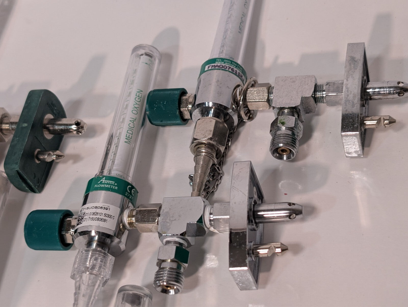 (53) Amvex and Precision Medical 1MFA Oxygen Flowmeters, 0473 0197, 60-80 90 LPM