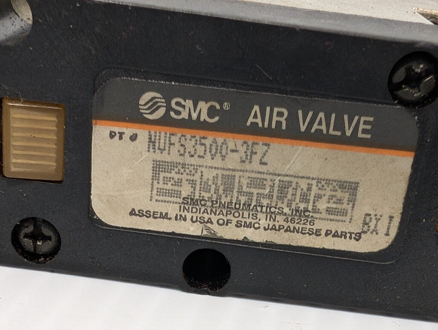SMC NVFS3500-3FZ Pneumatic Solenoid Valve, Air Valve - Free Shipping