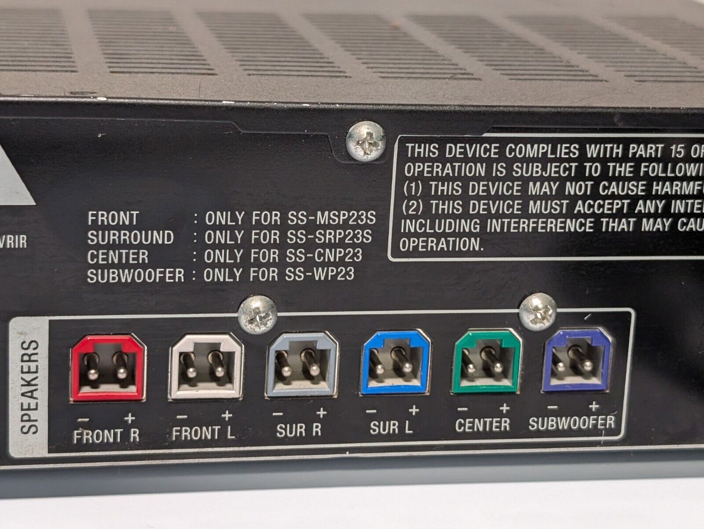 Sony STR-KS2300 S-Master HDMI Surround Sound Multi-Channel AV Receiver 