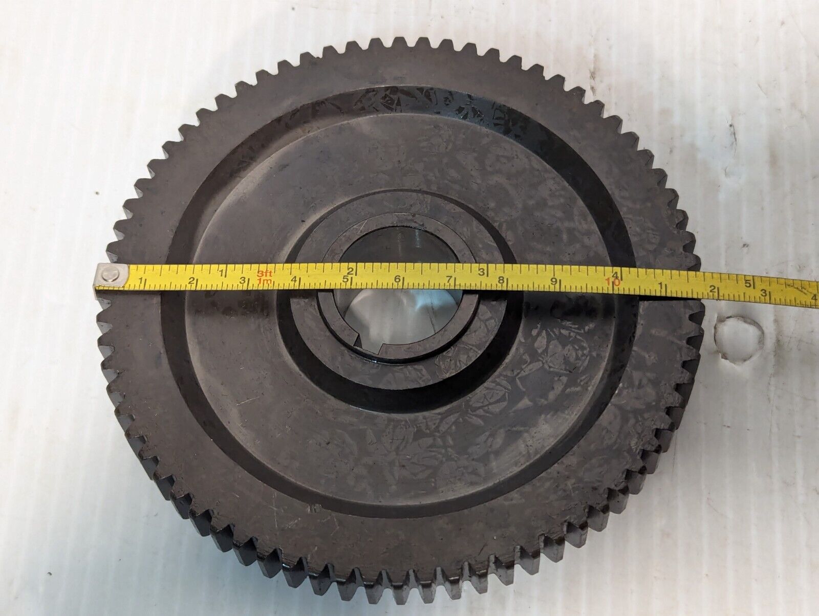 72 Tooth Sprocket Gear With 1" Notched Bore 4 5/8" Diameter - Free Shipping