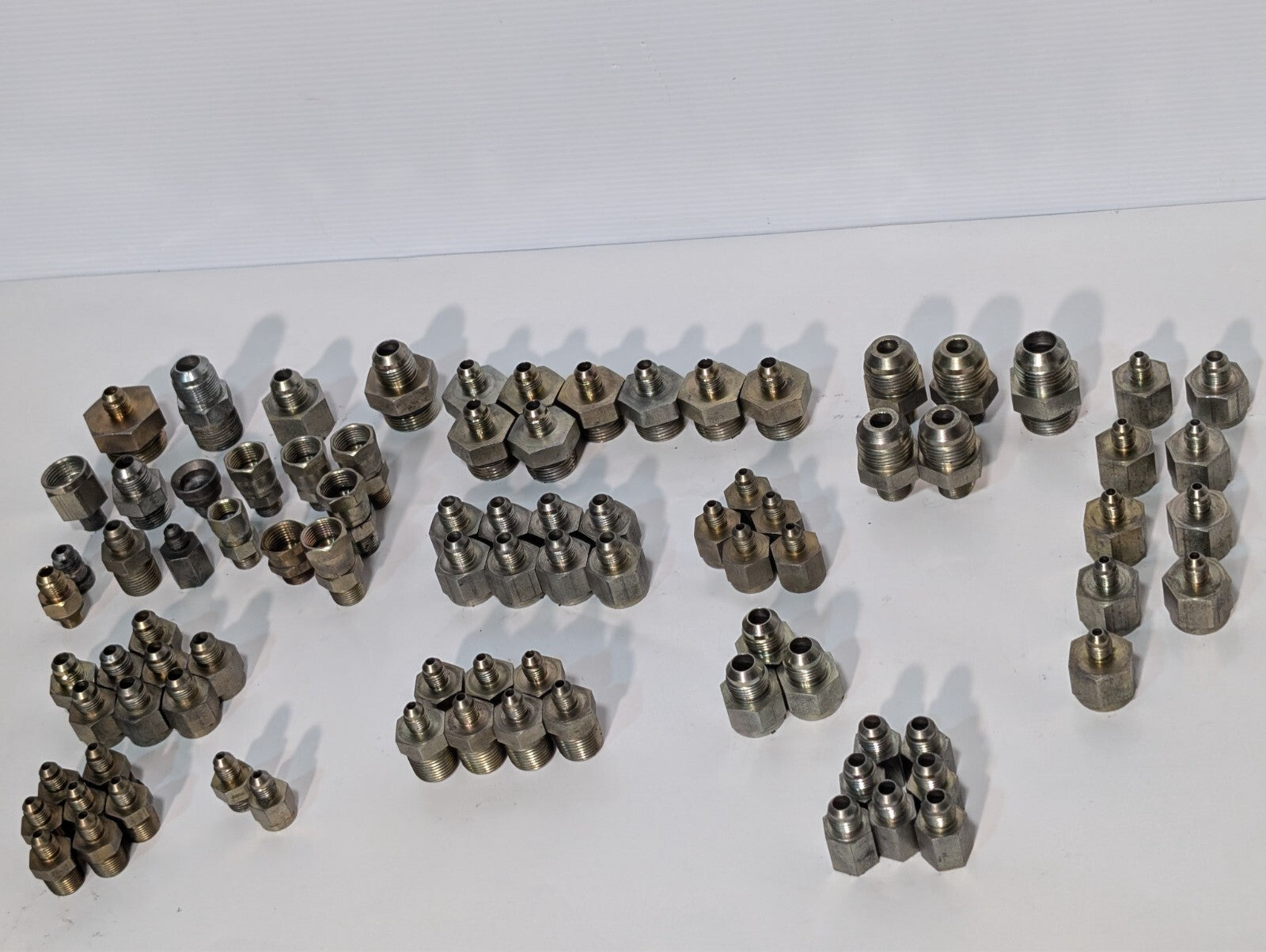 (85) Assorted High Pressure Adaptor Fittings for Pneumatic or Hydraulic Press