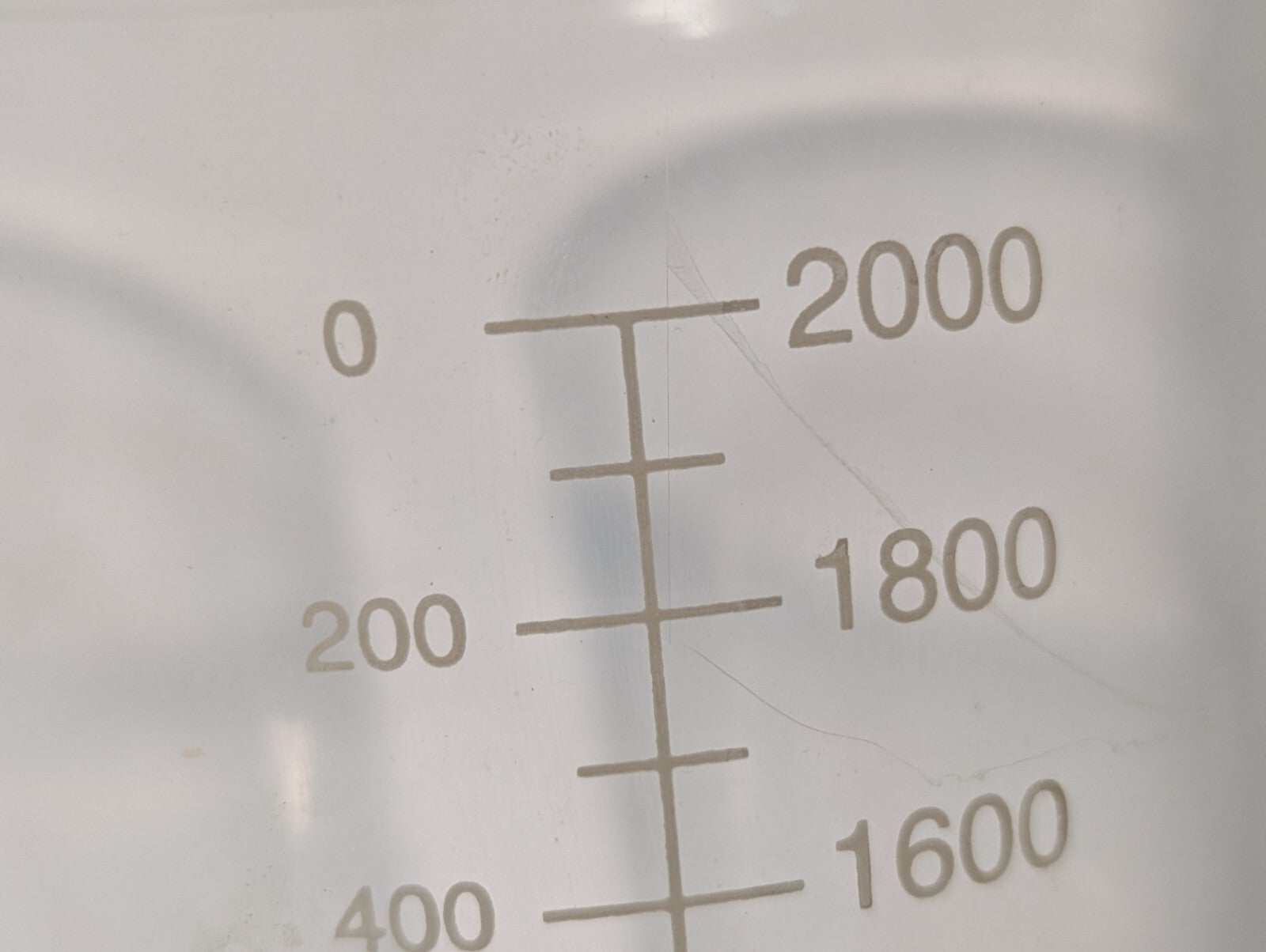 2000mL Borosilicate Glass Low Form Dual Scale Beakers