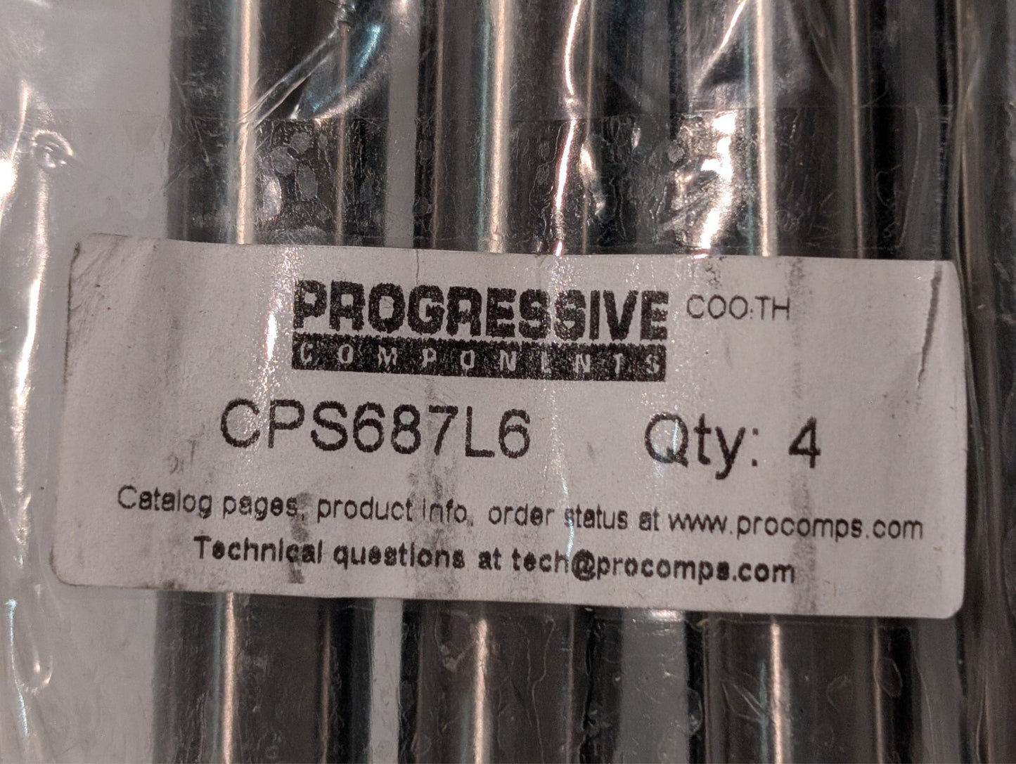 (10) Progressive Components CPS687L6 Core Pins / Pushrods