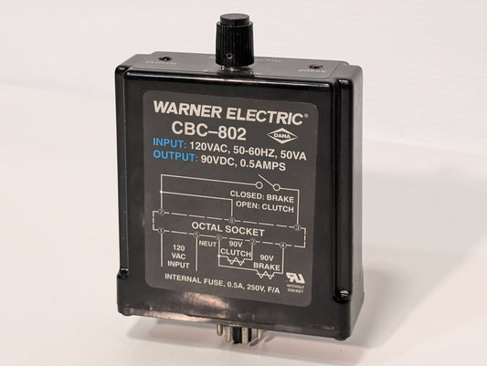Warner Electric CBC-802 6002-448-001 Solid State Load Switching Power Supply