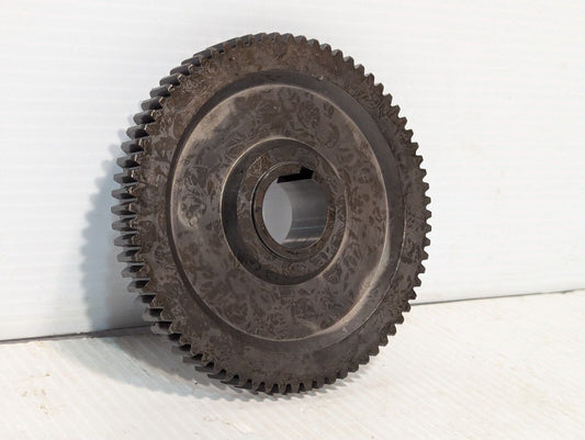 72 Tooth Sprocket Gear With 1" Notched Bore 4 5/8" Diameter - Free Shipping