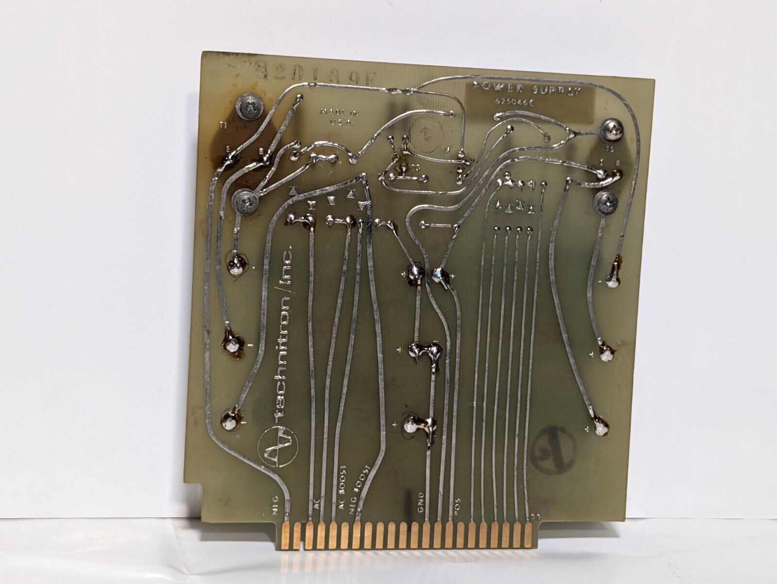 Technitron 625046C PC Board Power Supply Card