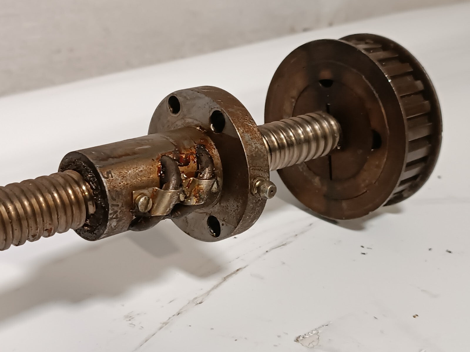 12.5" Ball Screw Assembly with Taper-Lock 1210 1/2" Bushing