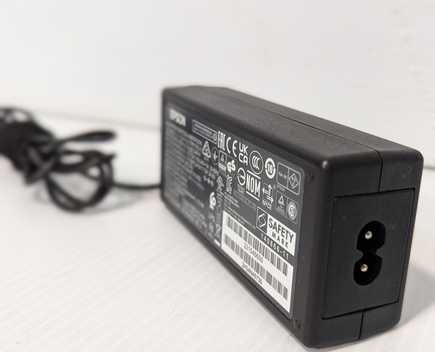 Lot of 3: Epson A461H Power Supply Adapters, 140866-11, 24V, 1A, 24W, 50-60Hz