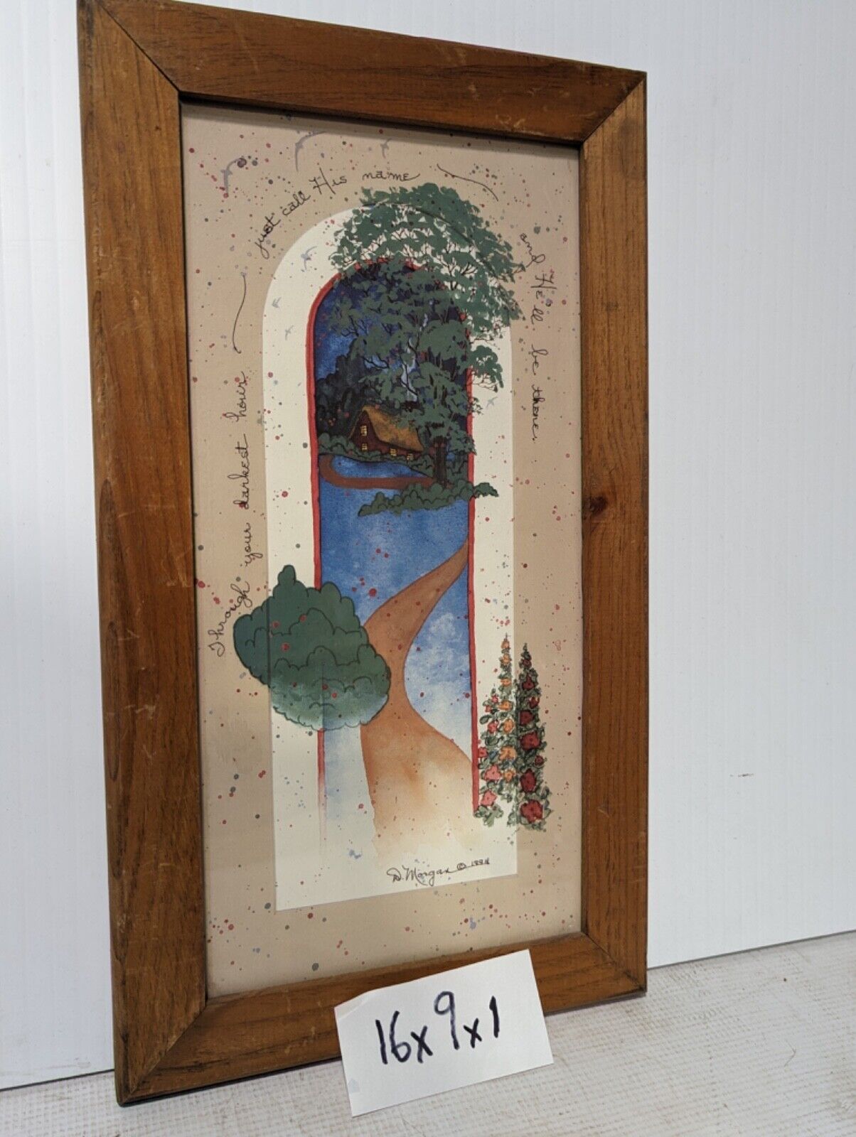 Through your Darkest hour D Morgan  painting 16x9x1