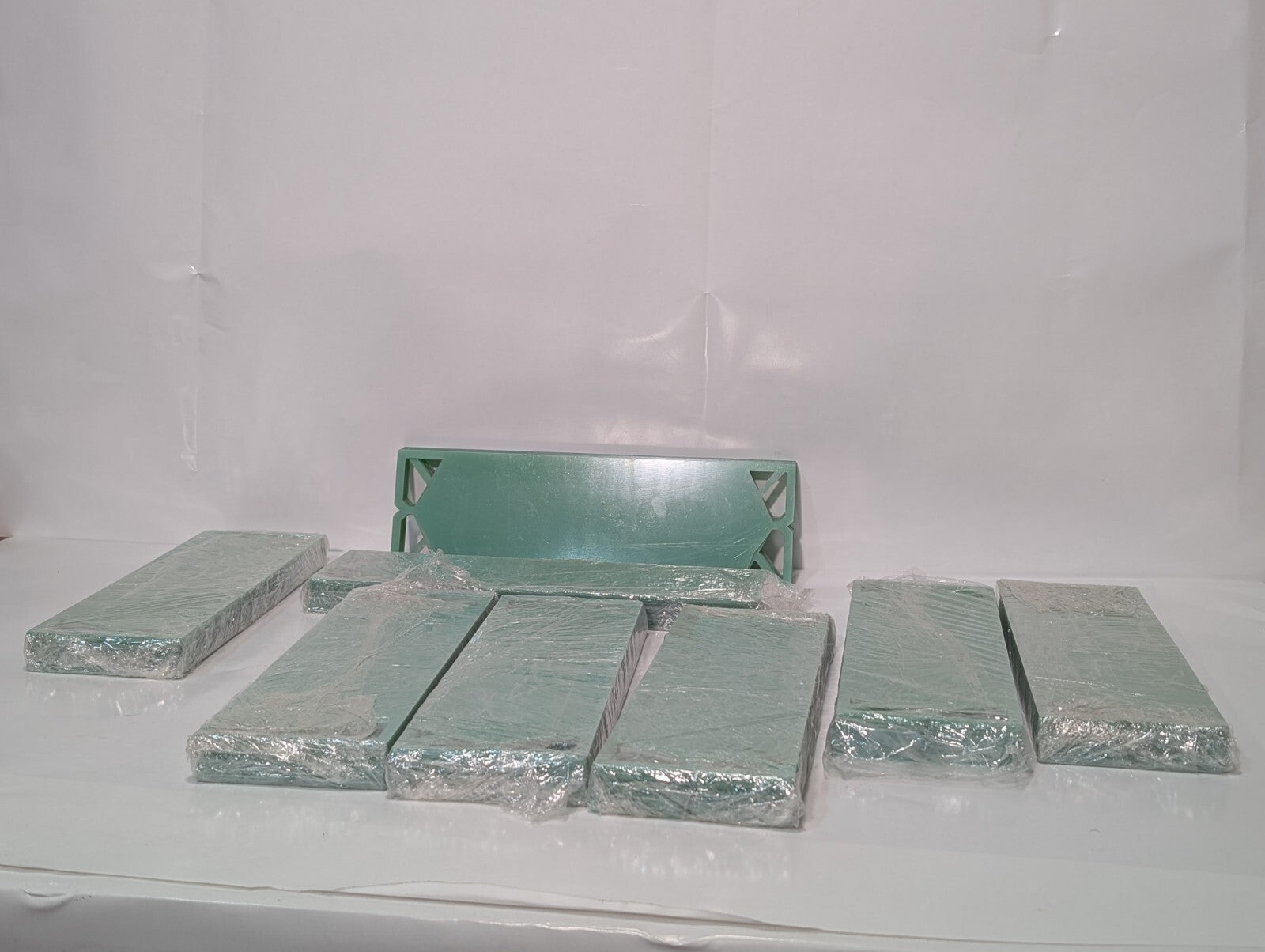 1000 Hyzon Motors Custom Components Jade Green Art Craft Repurpose Geometric