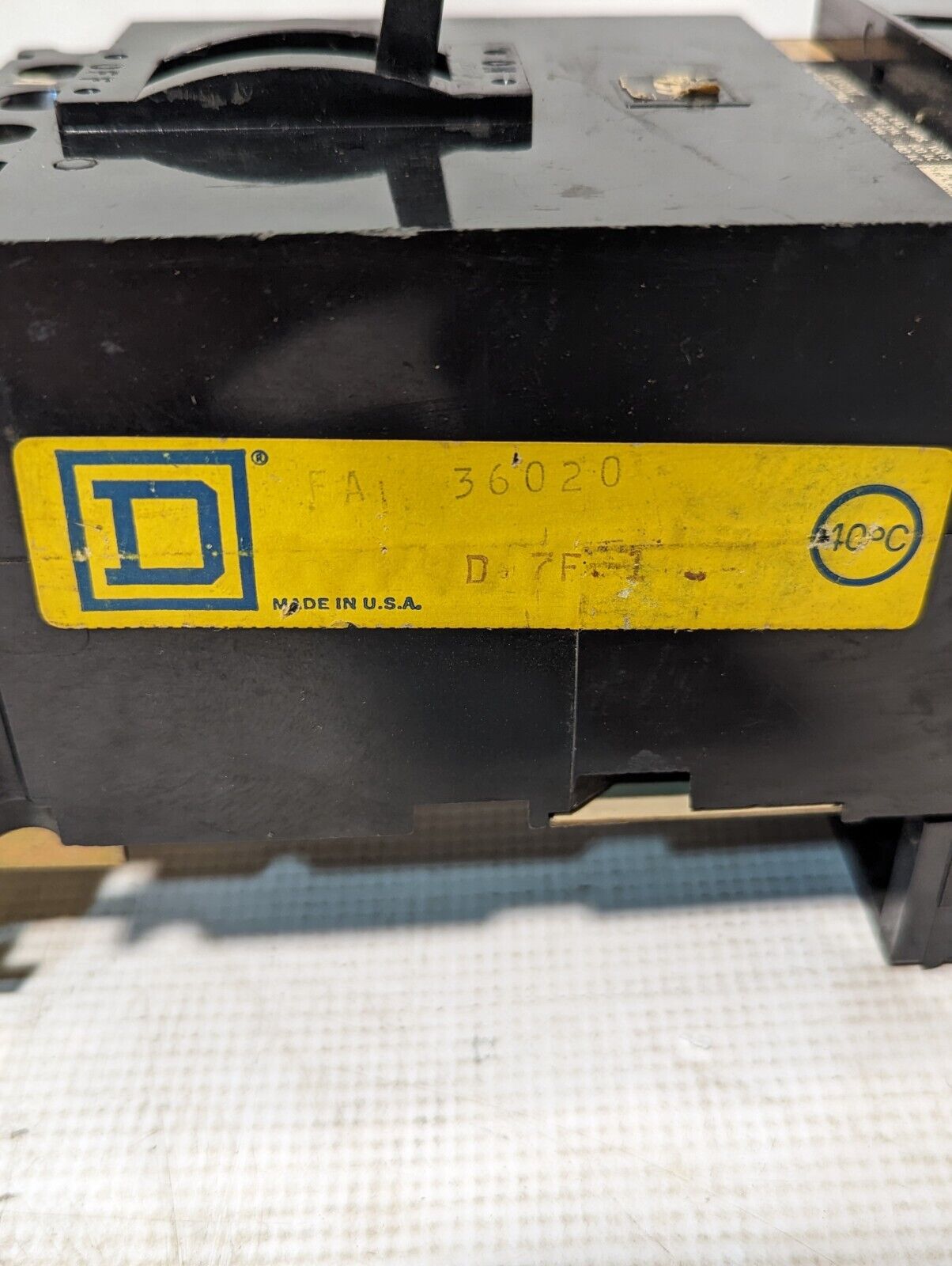 Square D FAL36020 Molded Case Circuit Breaker