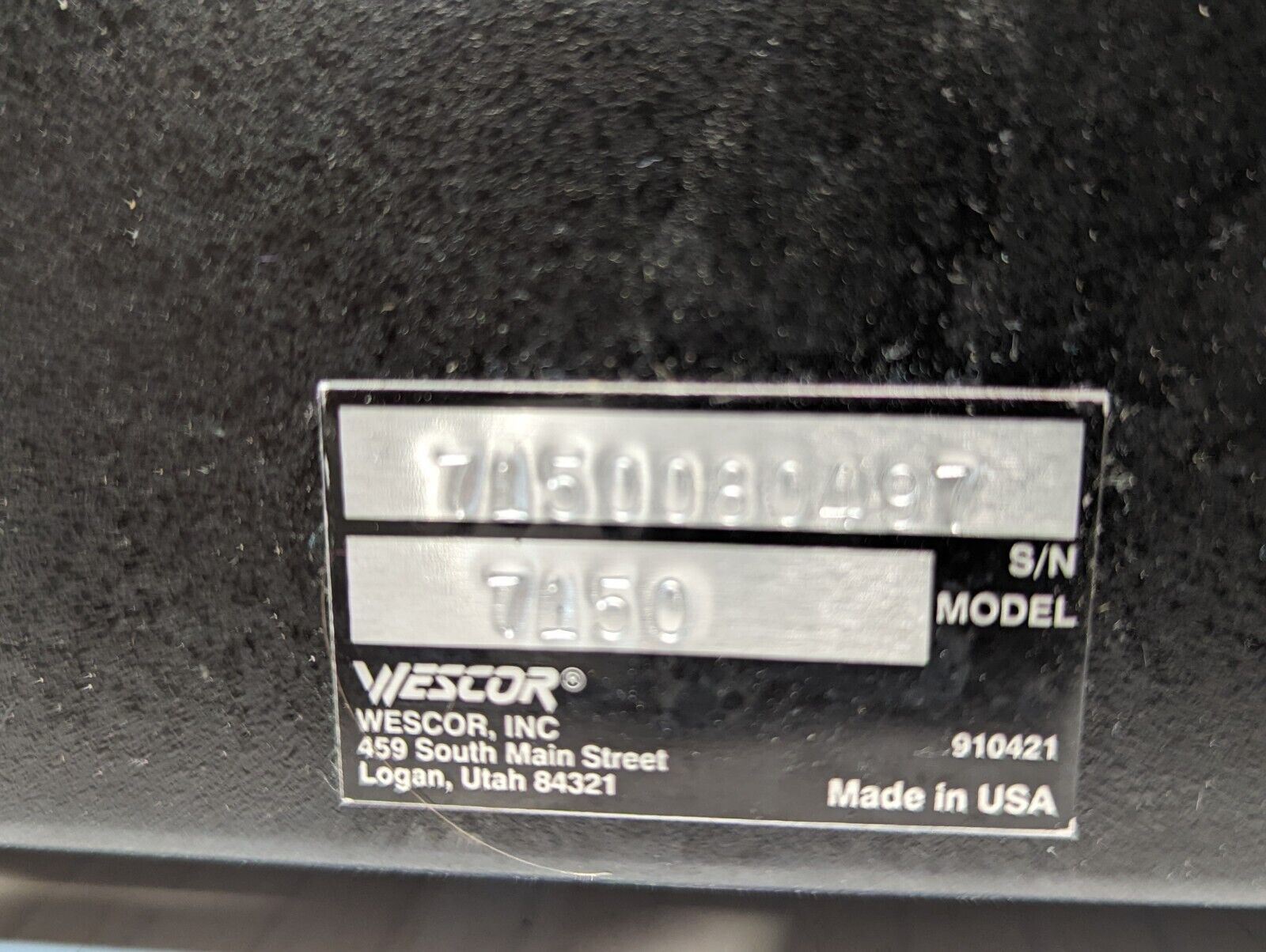 Wescor Aerospray 7150 Hematology Slide Stainer-Cytocentrifuge - Free Shipping