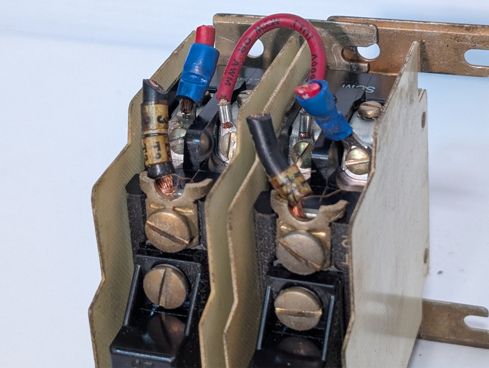 (2) Allen Bradley 1415-N50 Ser. K Overload Relay, Linked