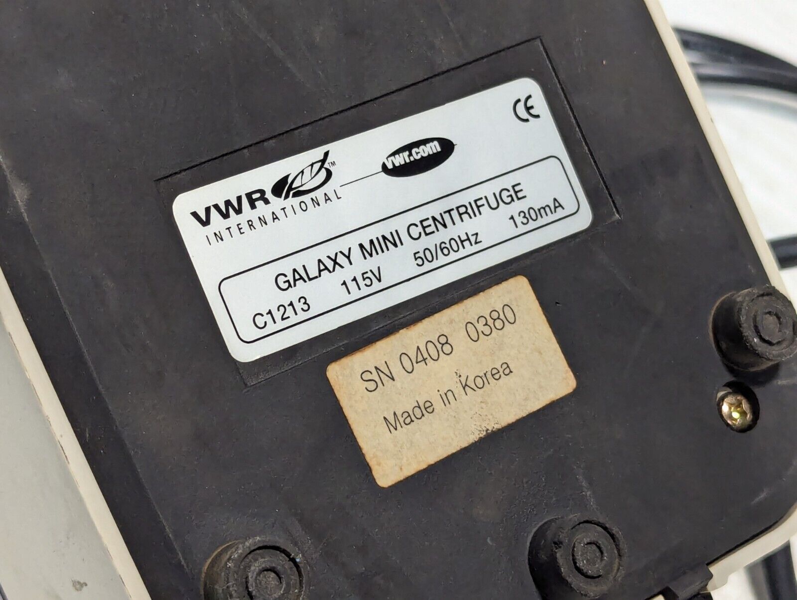 VWR Galaxy Mini Centrifuge 16 Position Tube Holder C1213 115V - Free Shipping