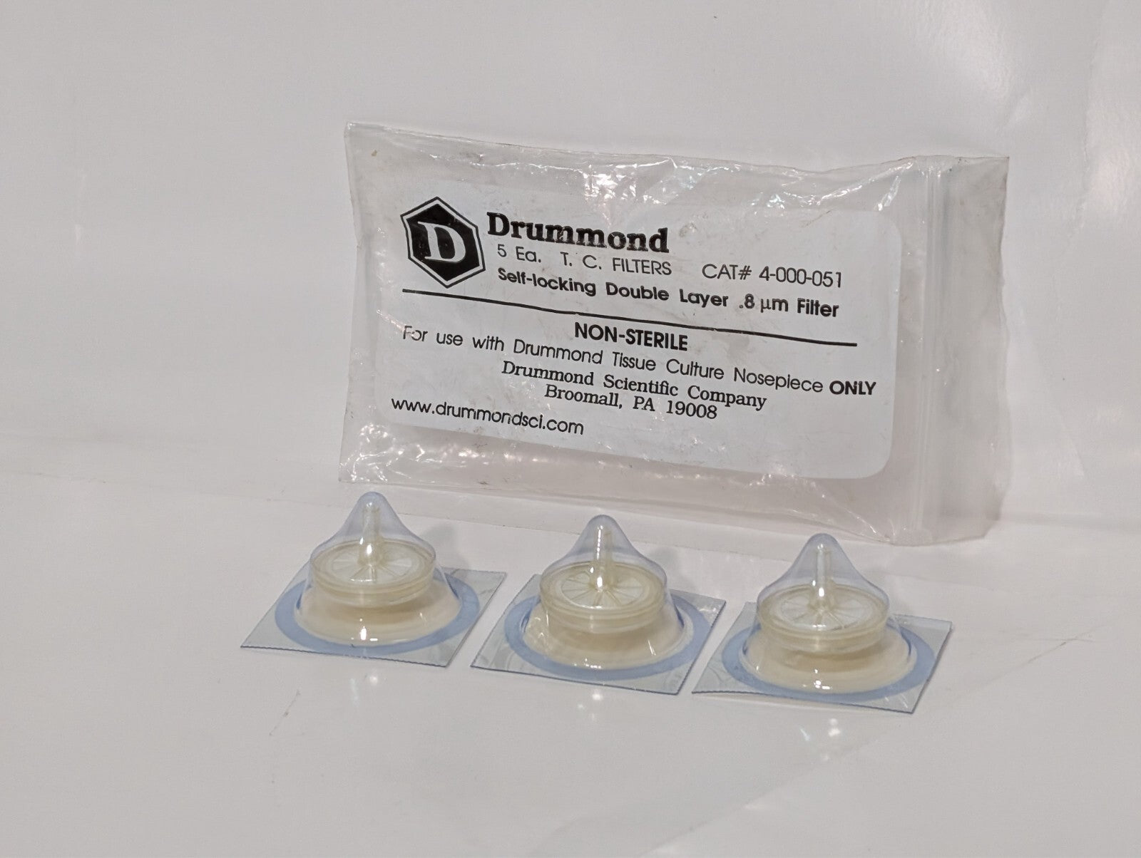 [3] NEW Drummond 4-000-051 Self Locking Filter Double Layer