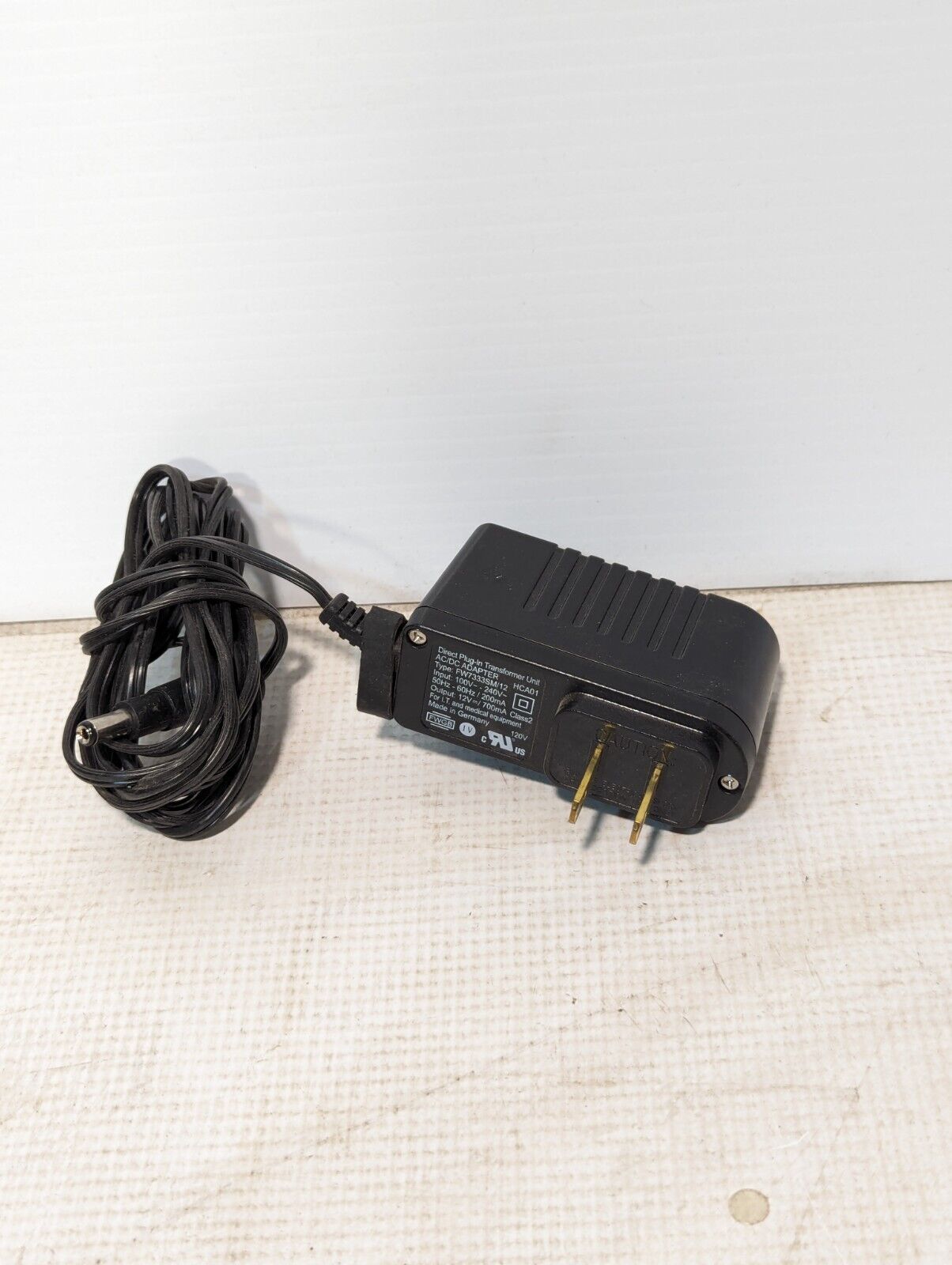 Direct Plug-In Transformer Unit AC/DC Adapter HCA01 FW7333SM/12  - Free Shipping