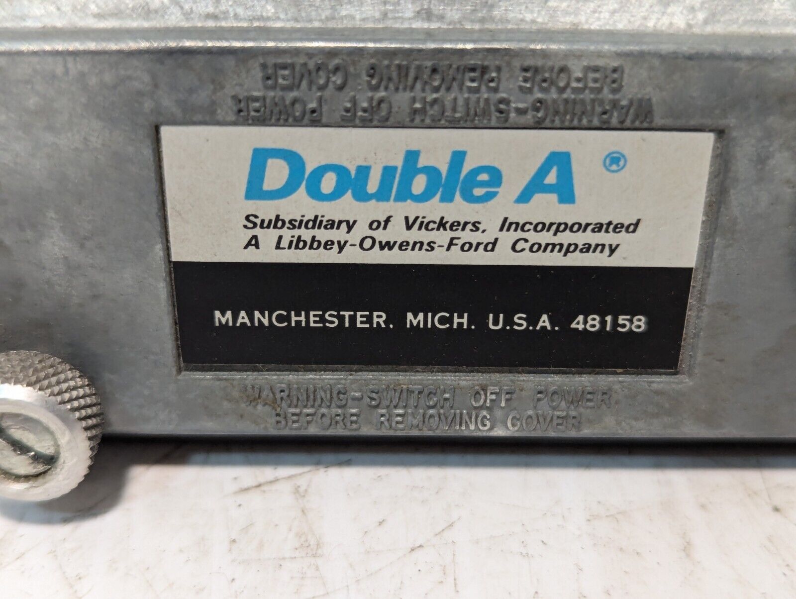 Double A QJ-3-C-10A2-TSP Hydraulic Solenoid Valve - Free Shipping
