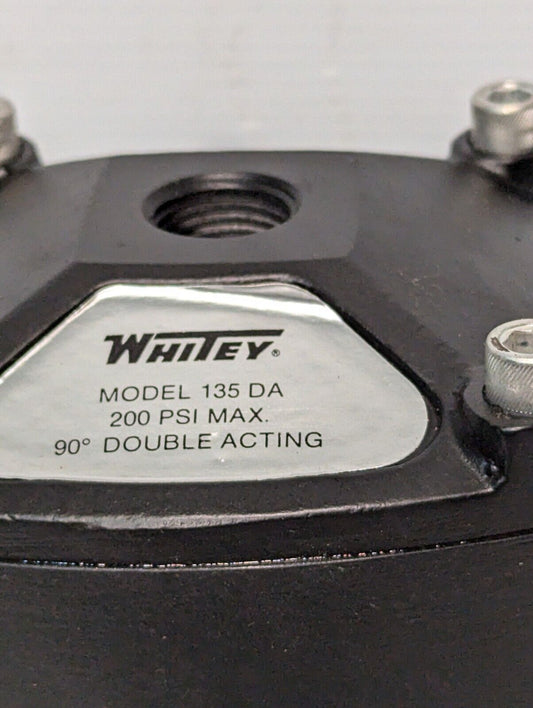 Whitey 135 DA 90° Double Acting 200PSI Pneumatic Ball Valve Actuator - Free Ship