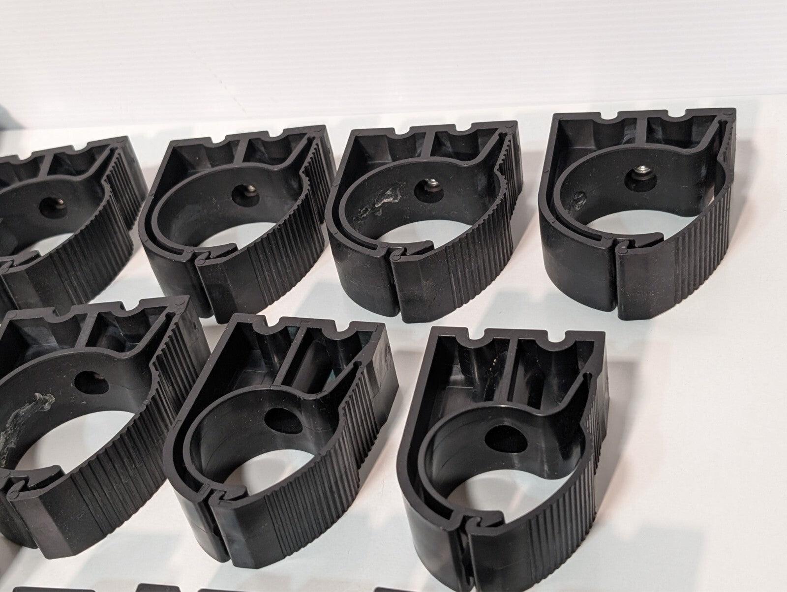 (80) Connectors for Pneumatic Aluminum Tubes Airnet Pipe Clamps Transair Outlets