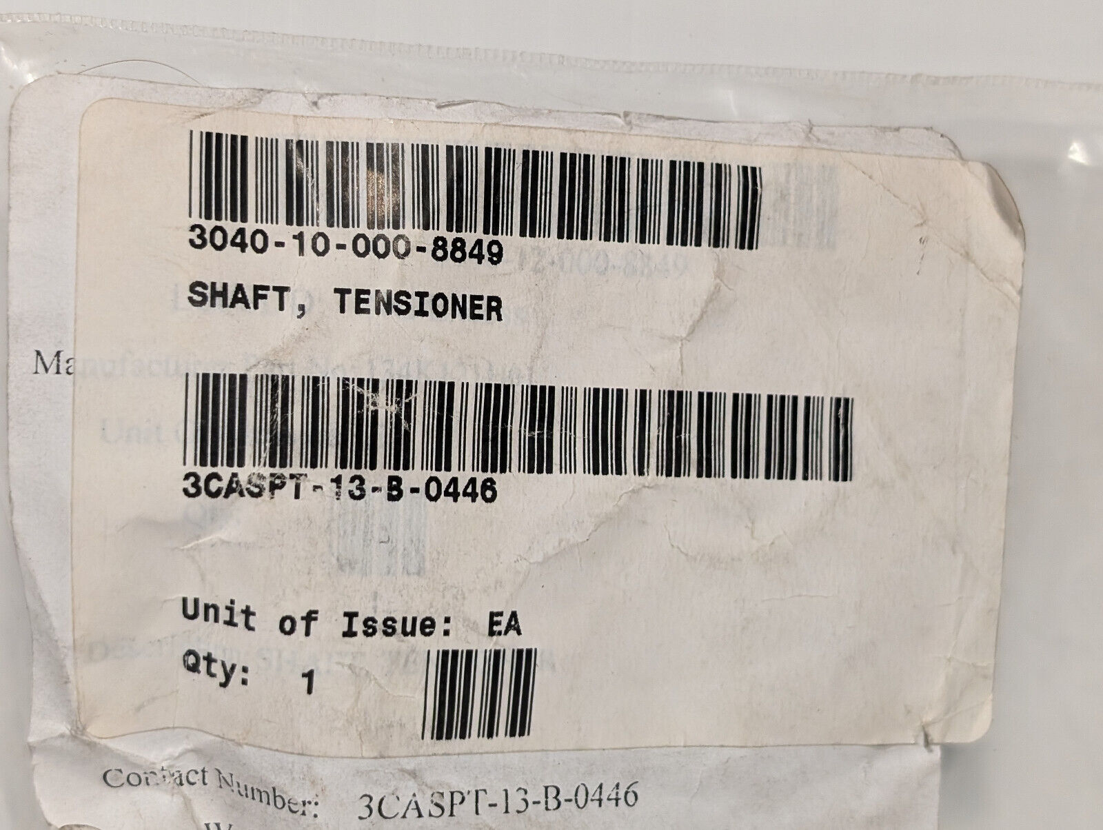 97942-134K121H01 Shaft, Tensioner, Precision Industrial Machinery